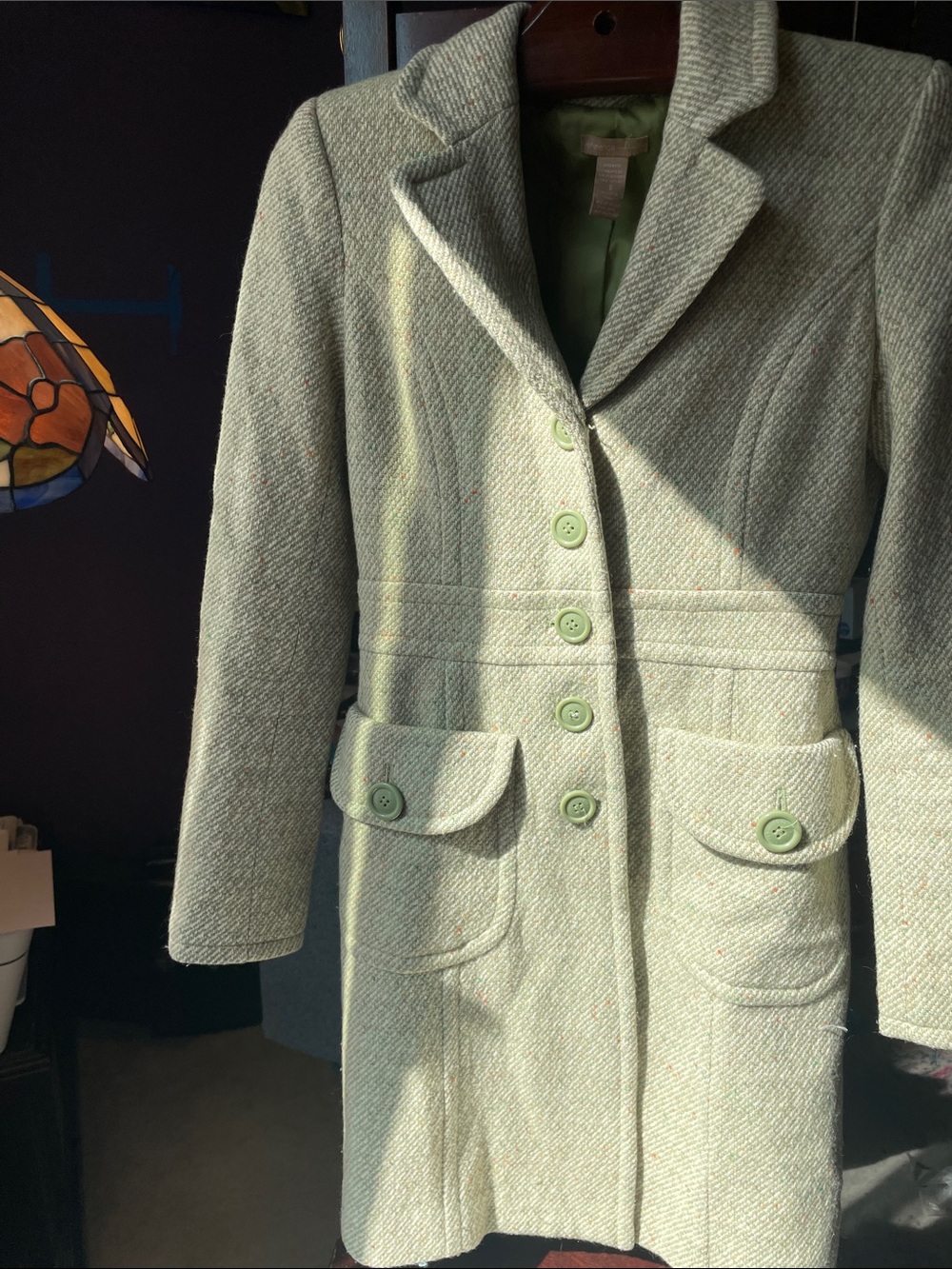 VINTAGE REFERENCE WOOL TWEED COAT